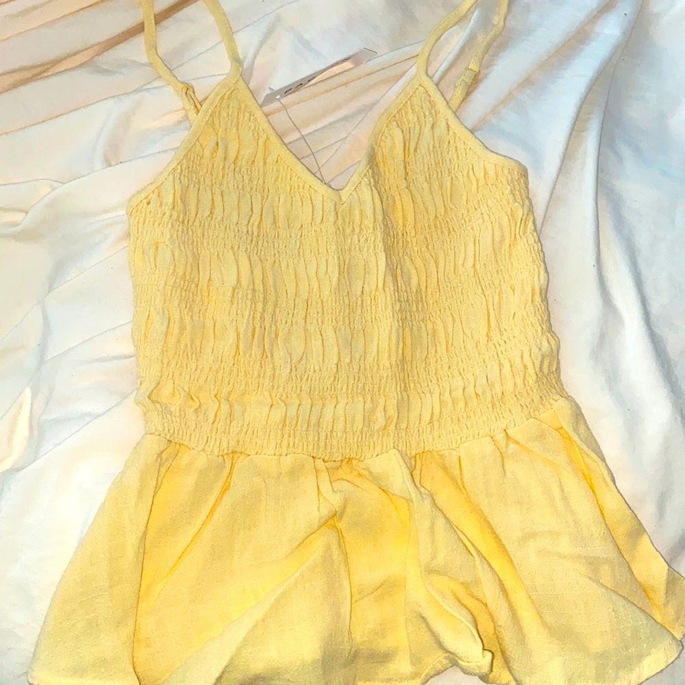 XS Yellow PacSun Tank